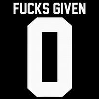 Zero Fucks Given Sustainable Knit Beanie