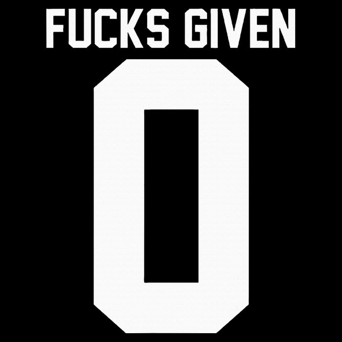 Zero Fucks Given Sustainable Knit Beanie