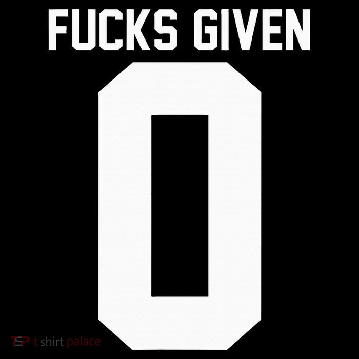 Zero Fucks Given Tank Top