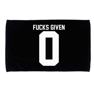 Zero Fucks Given Microfiber Hand Towel