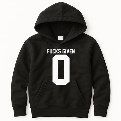 Zero Fucks Given Kids Hoodie