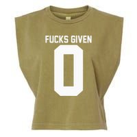Zero Fucks Given Garment-Dyed Women's Muscle Tee