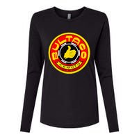 Zero Fucks Given Vintage Bultaco Motorcycle Womens Cotton Relaxed Long Sleeve T-Shirt