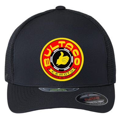 Zero Fucks Given Vintage Bultaco Motorcycle Flexfit Unipanel Trucker Cap