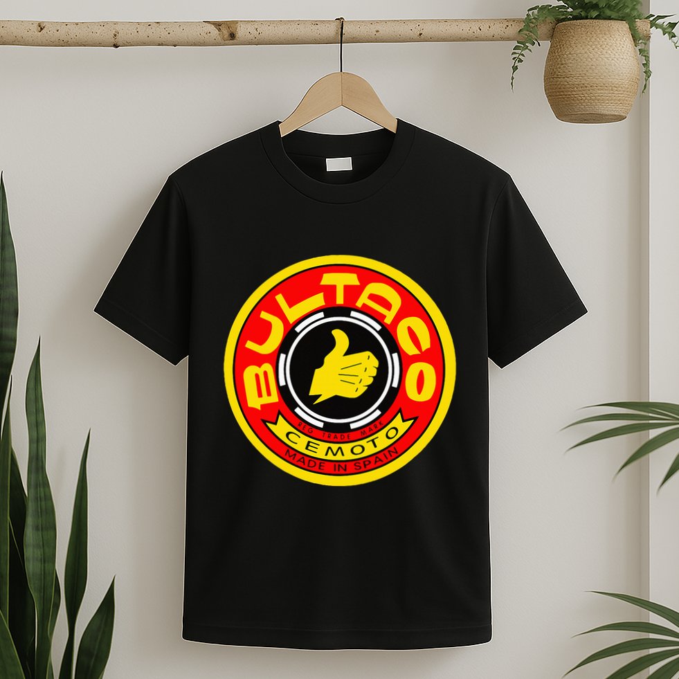 Zero Fucks Given Vintage Bultaco Motorcycle T-Shirt