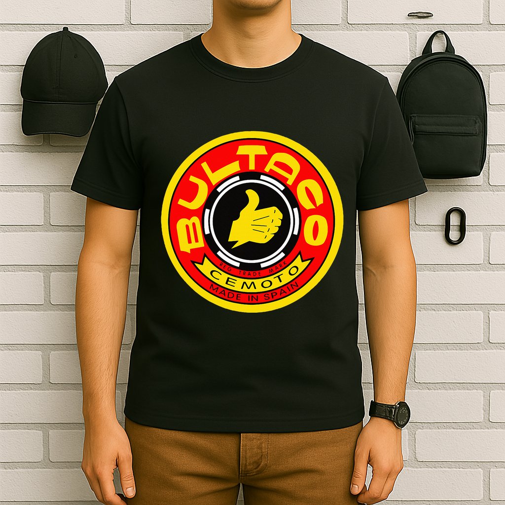 Zero Fucks Given Vintage Bultaco Motorcycle T-Shirt