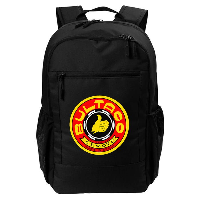 Zero Fucks Given Vintage Bultaco Motorcycle Backpack