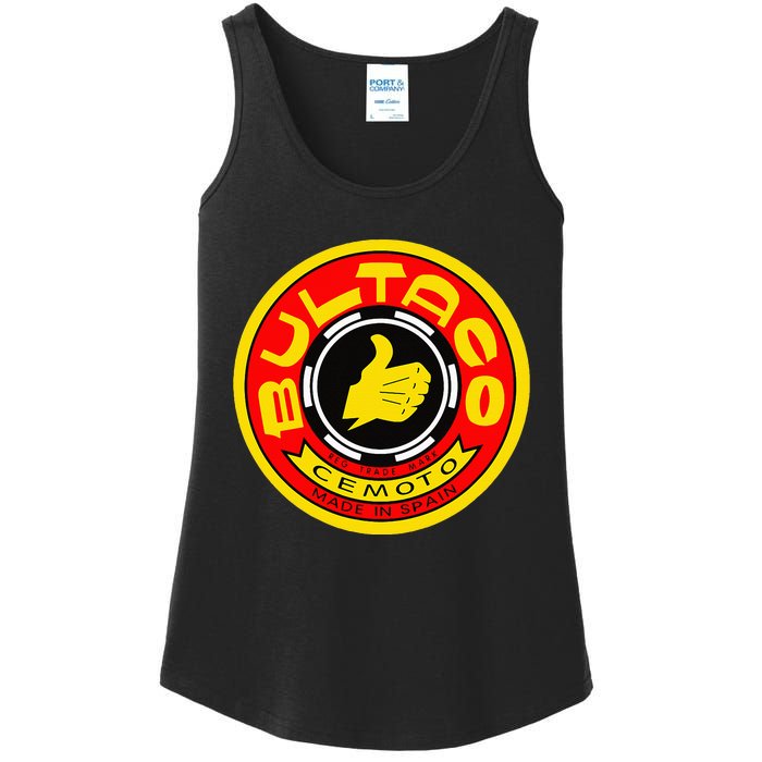 Zero Fucks Given Vintage Bultaco Motorcycle Ladies Essential Tank