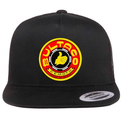 Zero Fucks Given Vintage Bultaco Motorcycle Flatbill Hat