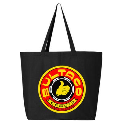 Zero Fucks Given Vintage Bultaco Motorcycle 25L Jumbo Tote