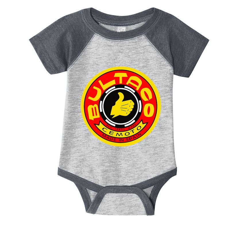 Zero Fucks Given Vintage Bultaco Motorcycle Infant Baby Jersey Bodysuit