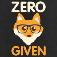 Zero Fox Given Funny Foxes Glasses Don't Care No Fox Given 7 Panel Mesh Trucker Snapback Hat