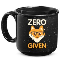 Zero Fox Given Funny Foxes Glasses Don't Care No Fox Given 15oz Campfire Ceramic Mug