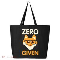 Zero Fox Given Funny Foxes Glasses Don't Care No Fox Given 25L Jumbo Tote