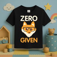Zero Fox Given Funny Foxes Glasses Don't Care No Fox Given Toddler T-Shirt