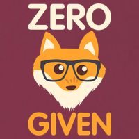 Zero Fox Given Funny Foxes Glasses Don't Care No Fox Given 16oz Travel Tumbler