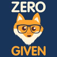 Zero Fox Given Funny Foxes Glasses Don't Care No Fox Given Infant Baby Jersey Bodysuit