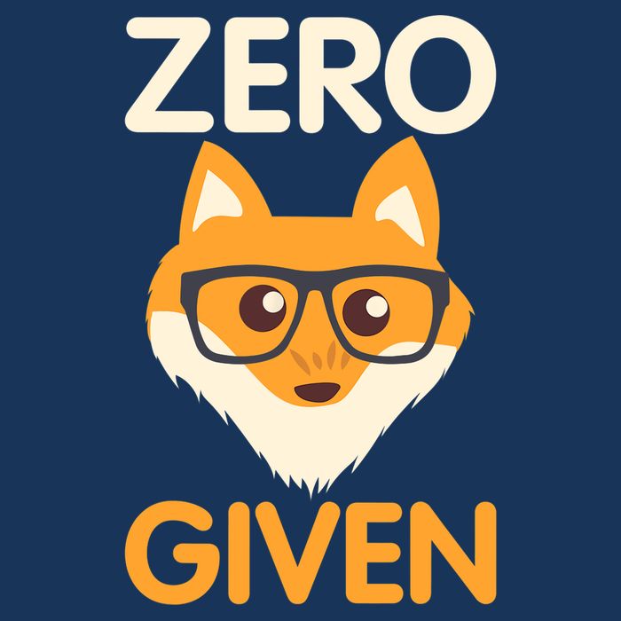 Zero Fox Given Funny Foxes Glasses Don't Care No Fox Given Infant Baby Jersey Bodysuit