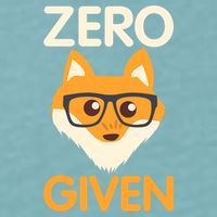 Zero Fox Given Funny Foxes Glasses Don't Care No Fox Given Sueded Cloud Jersey T-Shirt