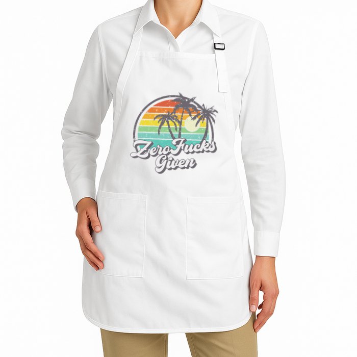 Zero Fucks Given Apron