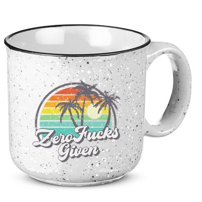 Zero Fucks Given 15oz Campfire Ceramic Mug