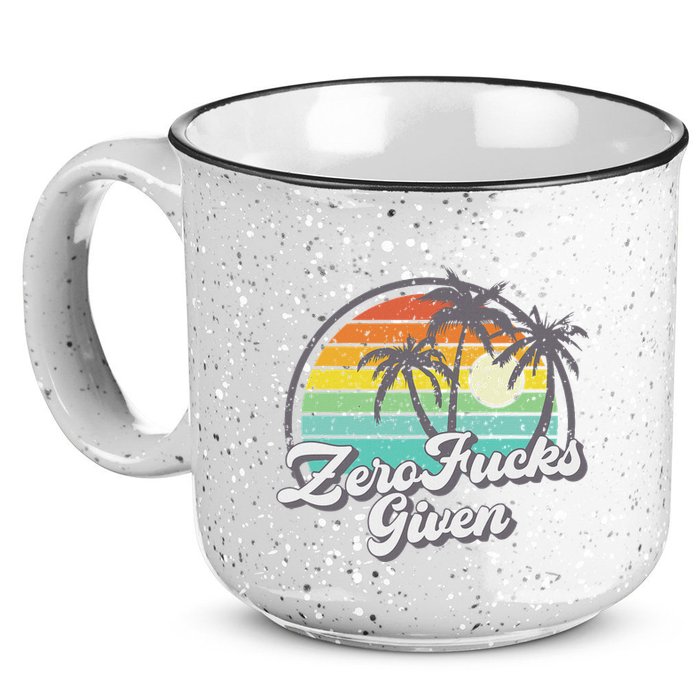 Zero Fucks Given 15oz Campfire Ceramic Mug