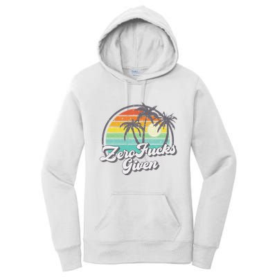 Zero Fucks Given Women's Pullover Hoodie