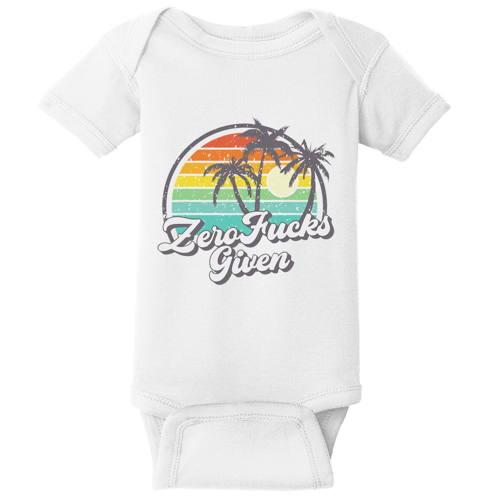 Zero Fucks Given Baby Bodysuit