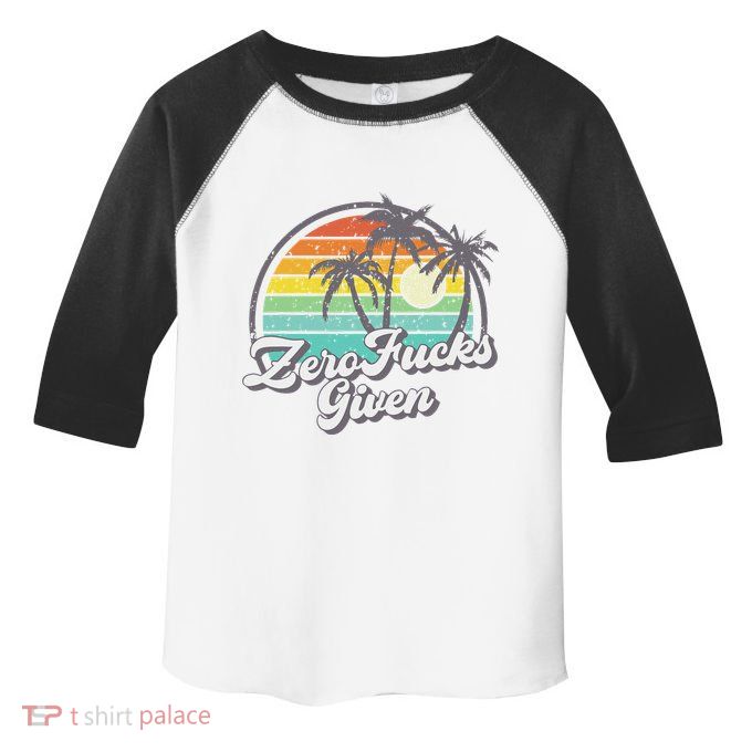 Zero Fucks Given Toddler Fine Jersey T-Shirt