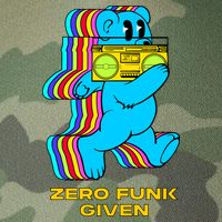 Zero Funk Given Retro Bear Boombox Legacy Tie Dye Trucker Hat