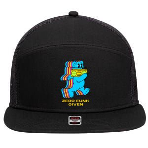 Zero Funk Given Retro Bear Boombox 7 Panel Mesh Trucker Snapback Hat