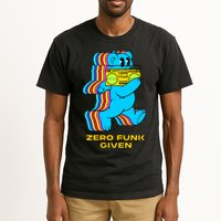 Zero Funk Given Retro Bear Boombox Tall T-Shirt
