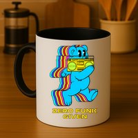 Zero Funk Given Retro Bear Boombox Mug