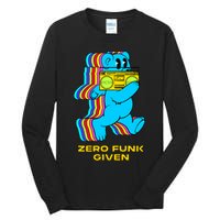 Zero Funk Given Retro Bear Boombox Tall Long Sleeve T-Shirt