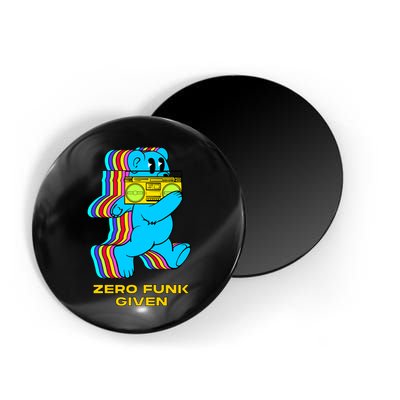 Zero Funk Given Retro Bear Boombox Magnet