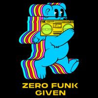 Zero Funk Given Retro Bear Boombox Poster