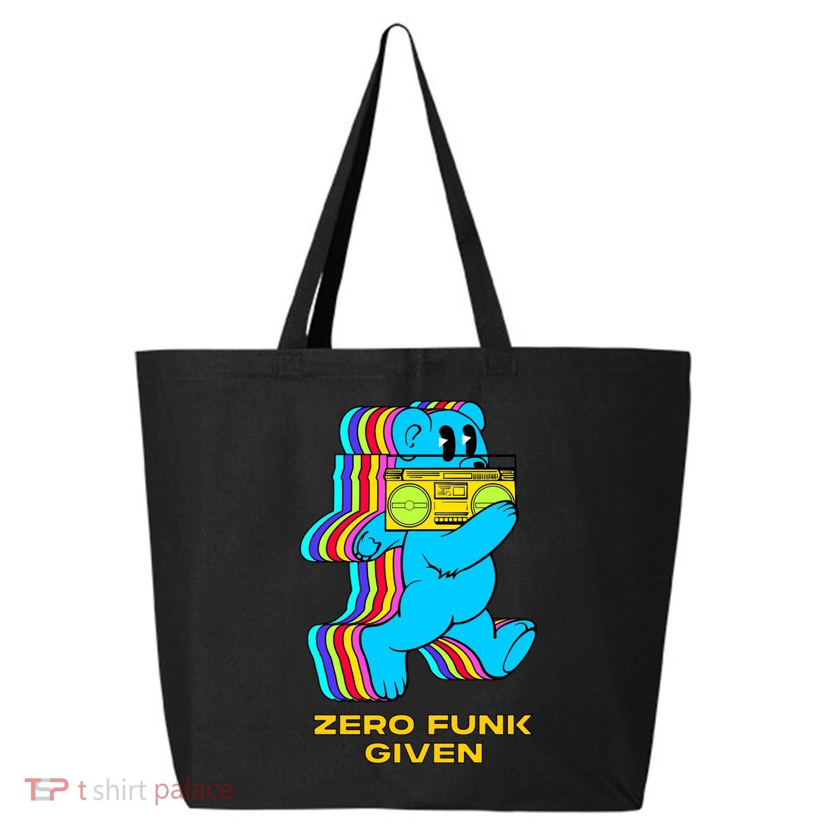 Zero Funk Given Retro Bear Boombox 25L Jumbo Tote
