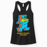 Zero Funk Given Retro Bear Boombox Womens Tank Top