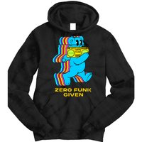 Zero Funk Given Retro Bear Boombox Tie Dye Hoodie