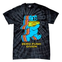 Zero Funk Given Retro Bear Boombox Tie-Dye T-Shirt