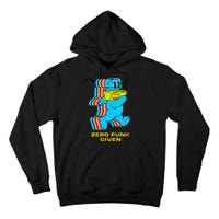 Zero Funk Given Retro Bear Boombox Tall Hoodie