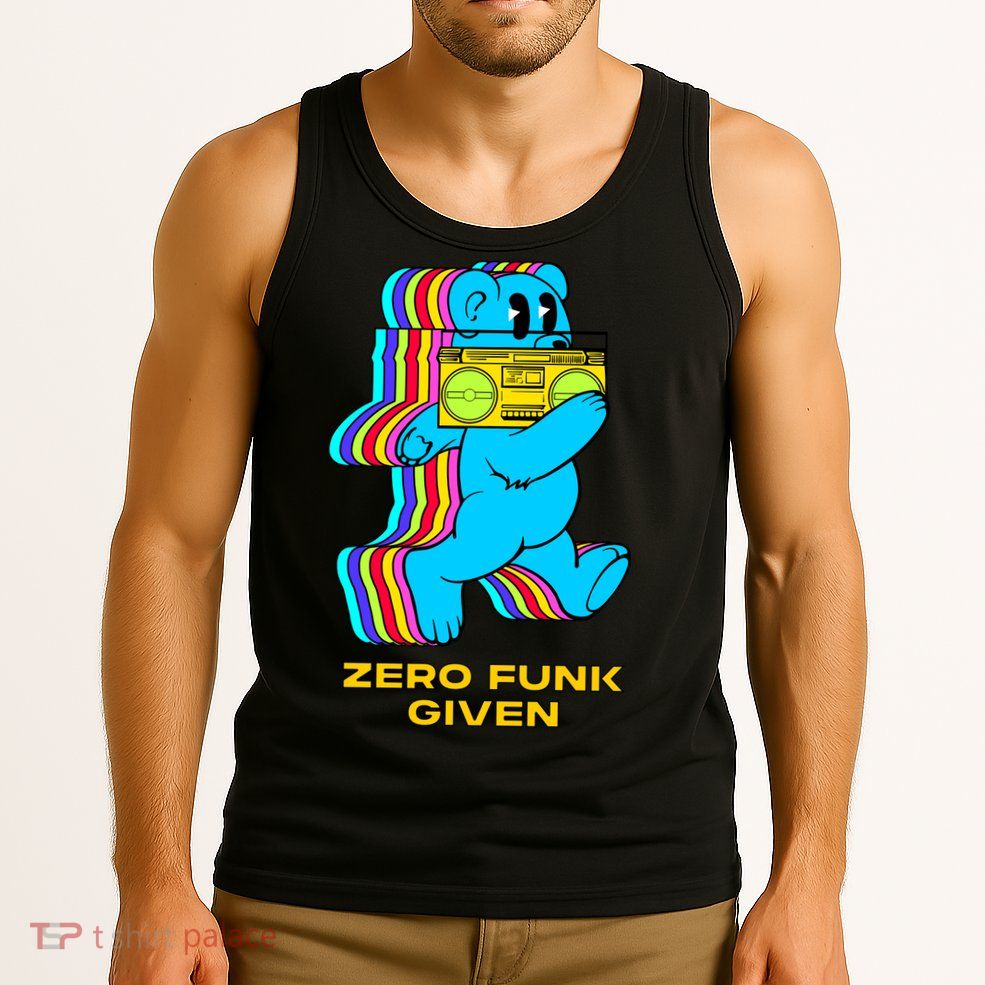 Zero Funk Given Retro Bear Boombox Tank Top