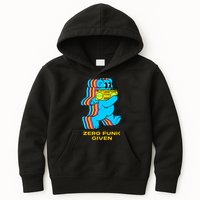 Zero Funk Given Retro Bear Boombox Kids Hoodie