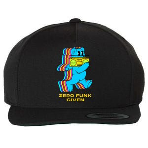 Zero Funk Given Retro Bear Boombox Wool Snapback Cap