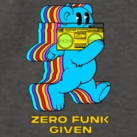 Zero Funk Given Retro Bear Boombox Vector Backpack