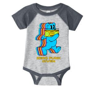 Zero Funk Given Retro Bear Boombox Infant Baby Jersey Bodysuit