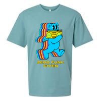 Zero Funk Given Retro Bear Boombox Sueded Cloud Jersey T-Shirt
