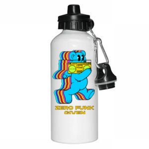 Zero Funk Given Retro Bear Boombox Aluminum Water Bottle