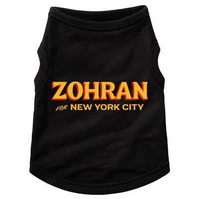 Zohran For New York City Doggie Tank