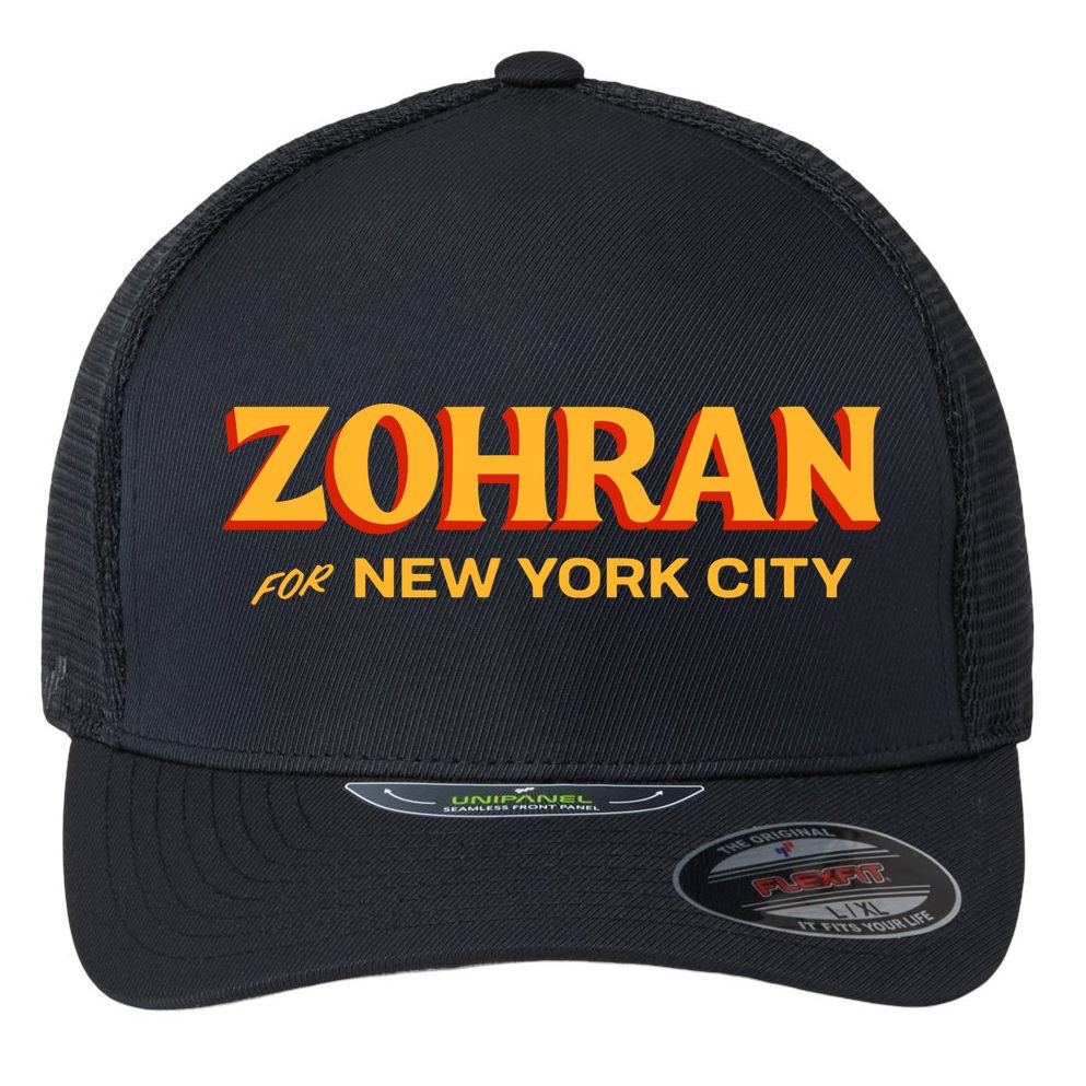 Zohran For New York City Flexfit Unipanel Trucker Cap